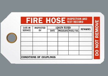 Fire Hose Inspection and Test Record